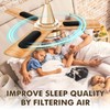 Dualshine 15 Pack Ceiling Fan Filters for Blades, Universal Ceiling