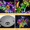 TOTHDATE 2 x Solar Butterflies for Outdoors, Coloured Light Butterflies