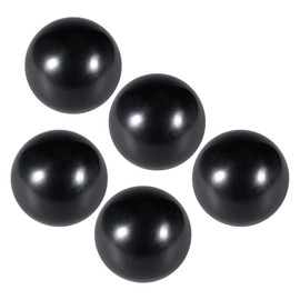 CoCud Duroplast Ball Knobs M10 Female Thread 40 mm Diameter Plastic Metric Hand Screw Handle Black - (Application: for Lathes Machines Lever Handle) Pack of 5