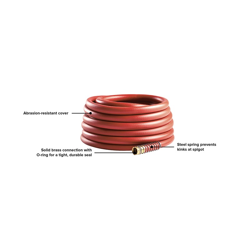 Gilmour Pro Commercial 3/4" x 100' Heavy Duty Water Hose,