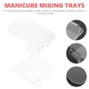 SAFIGLE Acrylic Manicure Color Mixing Palette Set of 2 Handheld