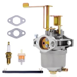 Carburetor Fits for Harbor Freight Predator 68124 69733 79cc 99cc Chicago Electric Storm Cat 60338 66619 69381 63cc 64cc 2HP Homelite HGCA1400 Gasoline Generator with Spark Plug Gasket Carb Kits