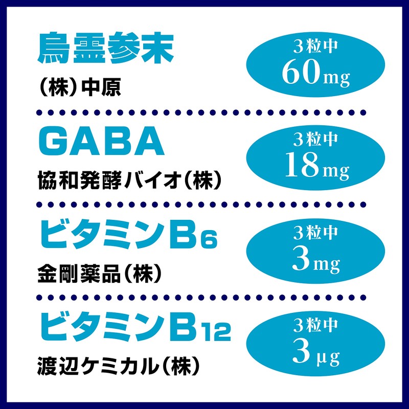 URECI Nete Beauty Gaba Gaba 90 Tablets, Quancho, Supplement, Glycine,