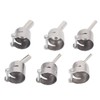 6Pcs 850 Heat Gun Nozzle Kit Aluminum Alloy 3 4