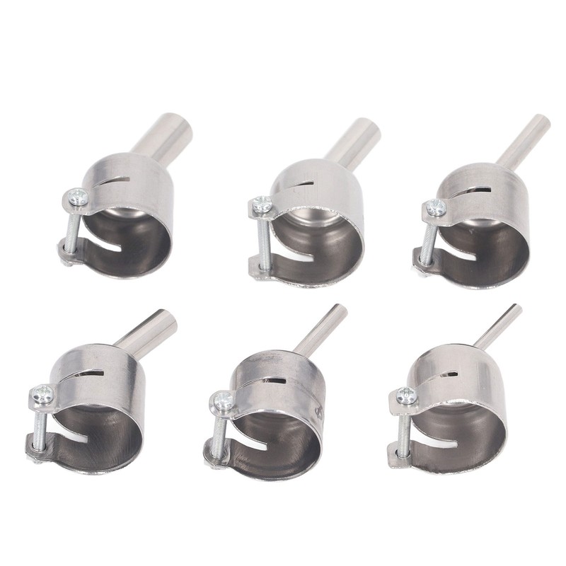 6Pcs 850 Heat Gun Nozzle Kit Aluminum Alloy 3 4