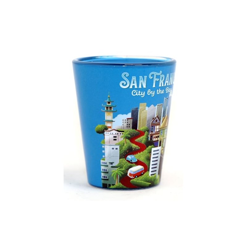 San Francisco California Picturesque Shot Glass
