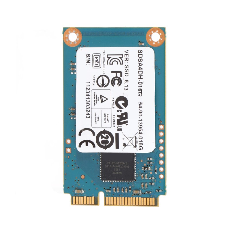 16GB SSD Strong Performance Stable Reliable Compact Structure MSATA Interface