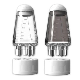 2 Pcs Hair Oil Applicator, Hair Oil Applicator Bottle and Scalp Massager, Portable Liquid Oiling Dispenser, Root Comb Massager with Roller Ball, Oiling Dispenser for Scalp Treatme