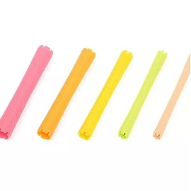 DDY 파마롯드 구르프 롱롯드 파마롯트 셀프파마 펌롯드 6개 헤어롤 [1호] DDY Perm Rods Guru Long Rod Perm Rods Self Perm Curl Rods 6pcs Hair Rollers [Size 1]