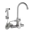 GDRASUYA10 Wall Mount Kitchen Faucet Stainless 360?? Rotation Commercial Sink