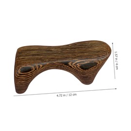 FOMIYES Fatigue Relief Wooden Neck Massager Handheld Essential Oil Massage Small Portable