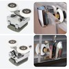 Chrome Shower Door Rollers - 8pcs Curved Glass Door Wheels,