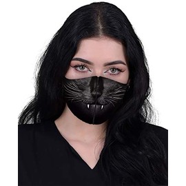 Spiral - Cat Fangs - Face Masks - L Black