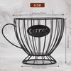 Lobamop Coffee Capsule Storage Basket Coffee Cup Basket Coffee Pad