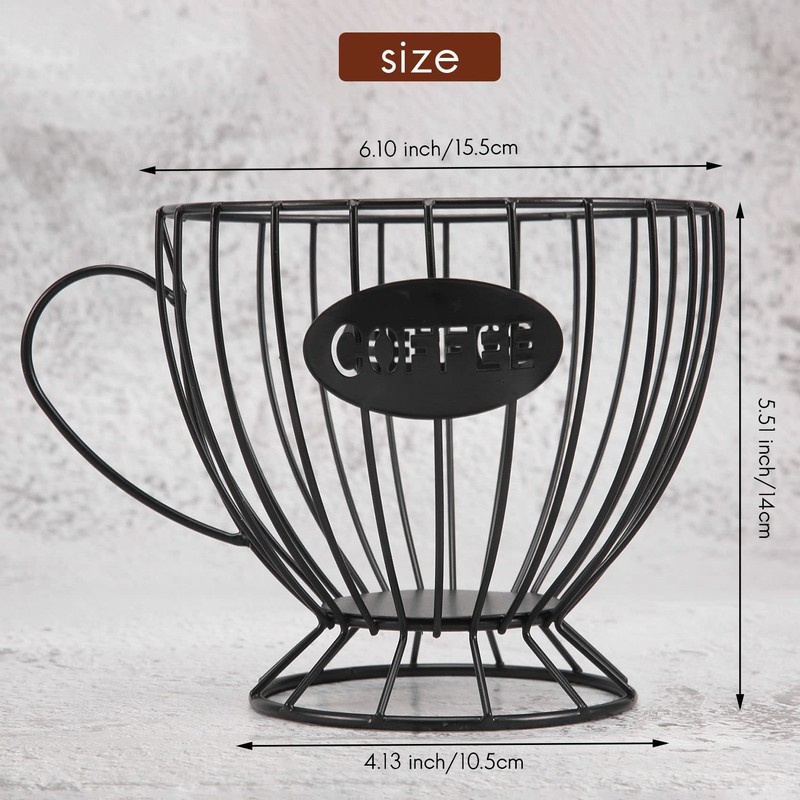 Lobamop Coffee Capsule Storage Basket Coffee Cup Basket Coffee Pad