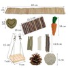 Hamster Toys Enrichment Cage Accessories,Guinea Pig Chew Toy,Sugar Glider Bridge