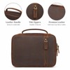 WSJSKMWQ Large Genuine Leather Bible Cover, Vintage Bible Bag for
