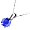 Cate & Chloe 18k White Gold Plated Birthstone Necklaces for