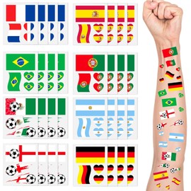 32PCS Tatuajes Temporales Mundial 2026, Pegatinas Mundial 2026 Decoration, Pegatinas Temporales Para Faciales, Ideales para El Eventos Deportivos de Fútbol y Celebraciones