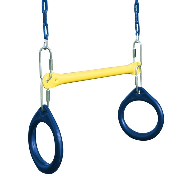 Swing-N-Slide Ring and Trapeze Combo swing Black