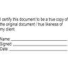 Certified Copy & True Likeness Stamp | Perfect Stamp for