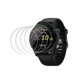 4 Pack Screen Protector for Garmin Forerunner 255/255 Music 46mm Smartwatch, Tempered Glass Screen Cover Bubble-Free