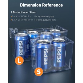 Pawfly Aquarium Fish Breeding Box Fish Tank Hatchery Incubator Acrylic Fish Breeder Box Hatching Box for Baby Fish Shrimp Betta Clownfish Large Acclimation Box Isolation Box for Aggressive Fish Guppy