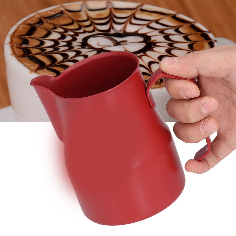 Milk Frother Cup Olecranon Outlet Draw Mouth Design Skull Pattern
