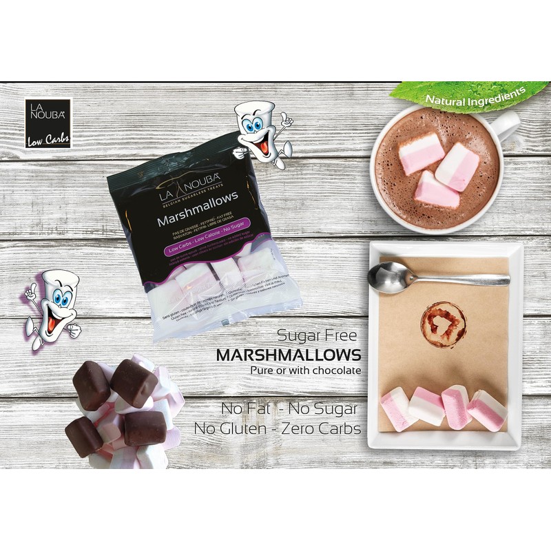 La Nouba Sugar-Free Marshmallows – 6 Bags – 2.7 oz.