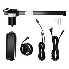 Fromann Recliner Motor Limoss 451615 Actuator Replacement Kit with Power Supply,Cables and Switch Control