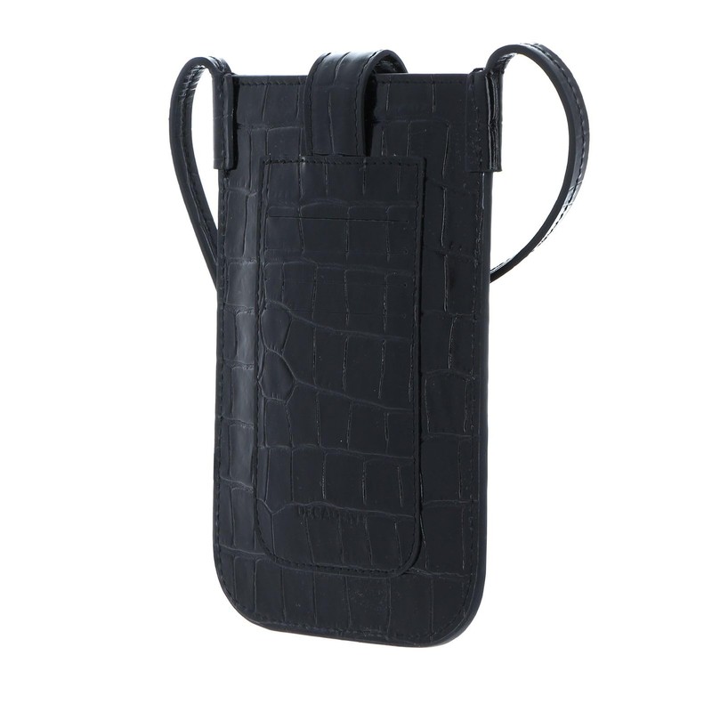 DECADENT Fiona Mobile Bag Croco Black, Croco Black