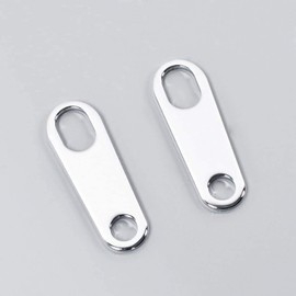 POFET Motorcycle Rear Turn Signal Relocater Holder Shock Brackets for Harley Motorbike - Silver