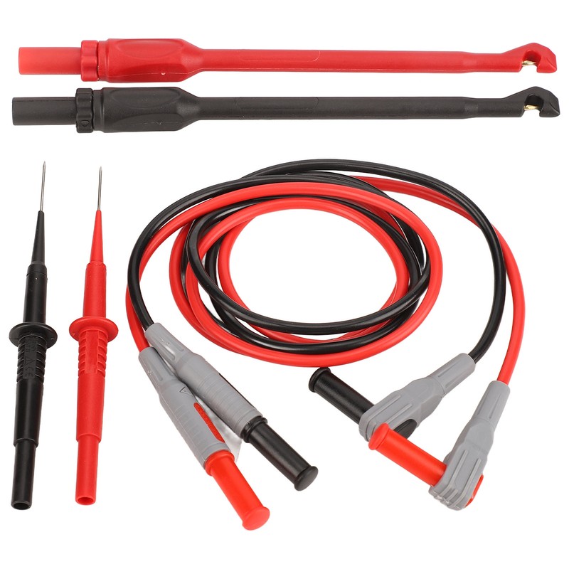 Multimeter Test Leads Kit Brass PVC PA Durable Wearable 4mm