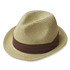 EdgeCity Men’s Straw Hat, Foldable, Large Size. -