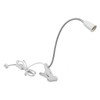 E26/E27 Clip Desk Lamp Holder 5.9ft Cable 11.8in Gooseneck Design