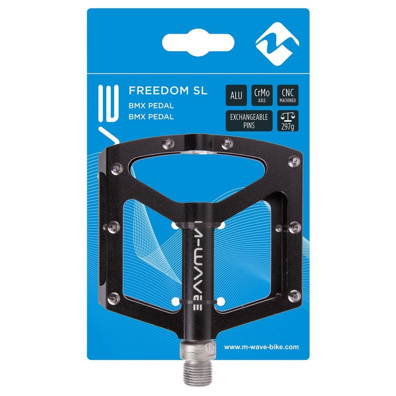 M-Wave Unisex - Adult Freedom SL Platform - Pedal, Black