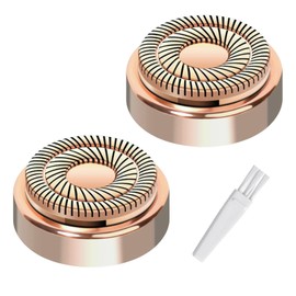 Generation 2 Replacement Heads for Flawless Facial Hair Remover Compatible with Flawless Replacement Heads,Fit for Flawless Replacement Heads Gen 2 for Flawless Facial Hair Removal for Women,2 Count.