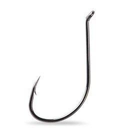 Mustad Select 1X Finesse Hook (10 Pack) Black/Nickel, Size 2