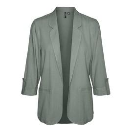 VERO MODA Damen Blazer VMJesmilo Sakko mit Dreiviertel-Ärmeln 10279700 Laurel Wreath XL