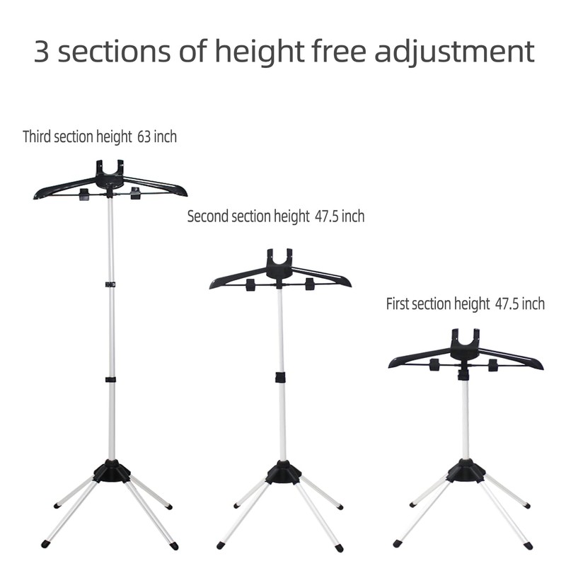 Steamer Hanger Stand,Steamer Stand For Clothes,Garment Rack For Steaming Clothes,Garment