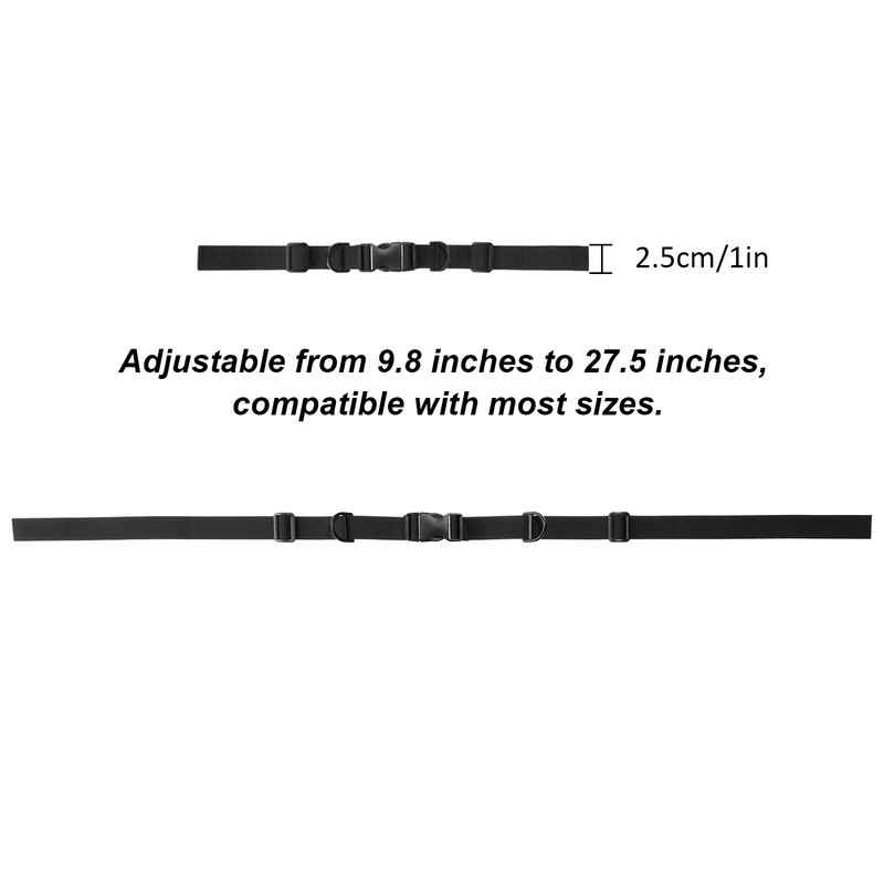 HESTYA 2 Pieces Backpack Chest Strap Adjustable Backpack Sternum Strap