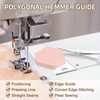 uxcell Magnetic Seam Guide for Sewing Machine, 5.7cm Polygonal Hemmer
