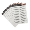 Beavorty 2sets 3d Eyebrow Stickers Kit Temporary False Brows Natural