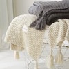 Knitted Sofa Throw Blanket 110x150cm Soft Cozy Home Bed Throw