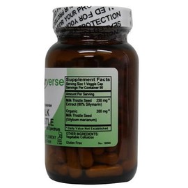 Naturverse Naturverse Milk Thistle Powder Capsules Standardized 90 VegCaps