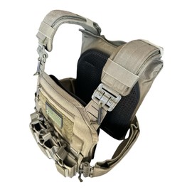 Crusader 2.0 Tactical Molle Quick Release Buckles Vest with Side Cummerbund and Triple Pouch (Ranger Green)