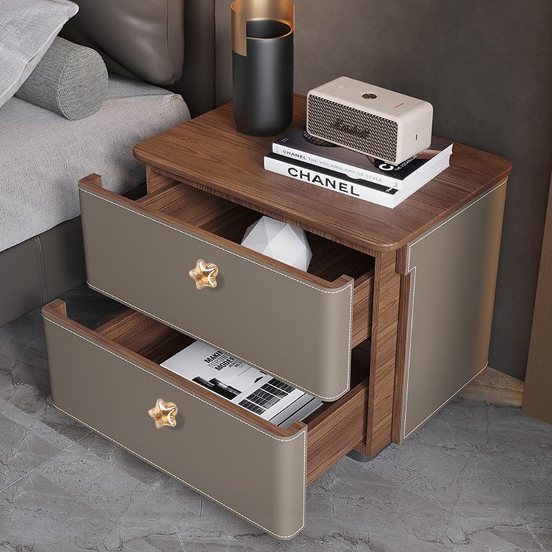 MAXWOLF Single Hole Star Crystal Cabinet Knobs - Premium Brass