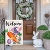 zeevly Easter Gnomes Garden Flag 12x18 Inch Double Sided Carrot