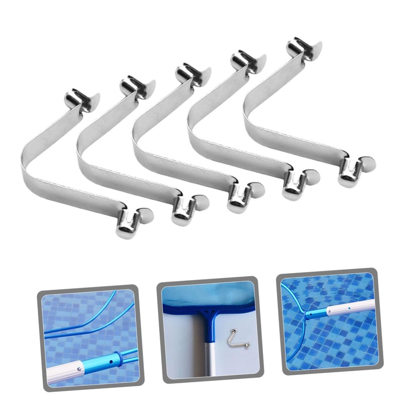CIYODO 5pcs V Clips for Secure Attachment of Skimmer Nets
