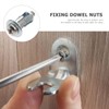 ULTECHNOVO Expansion Screw Hollow Door Anchor 0.9X0.43 Inch Metal Cavity